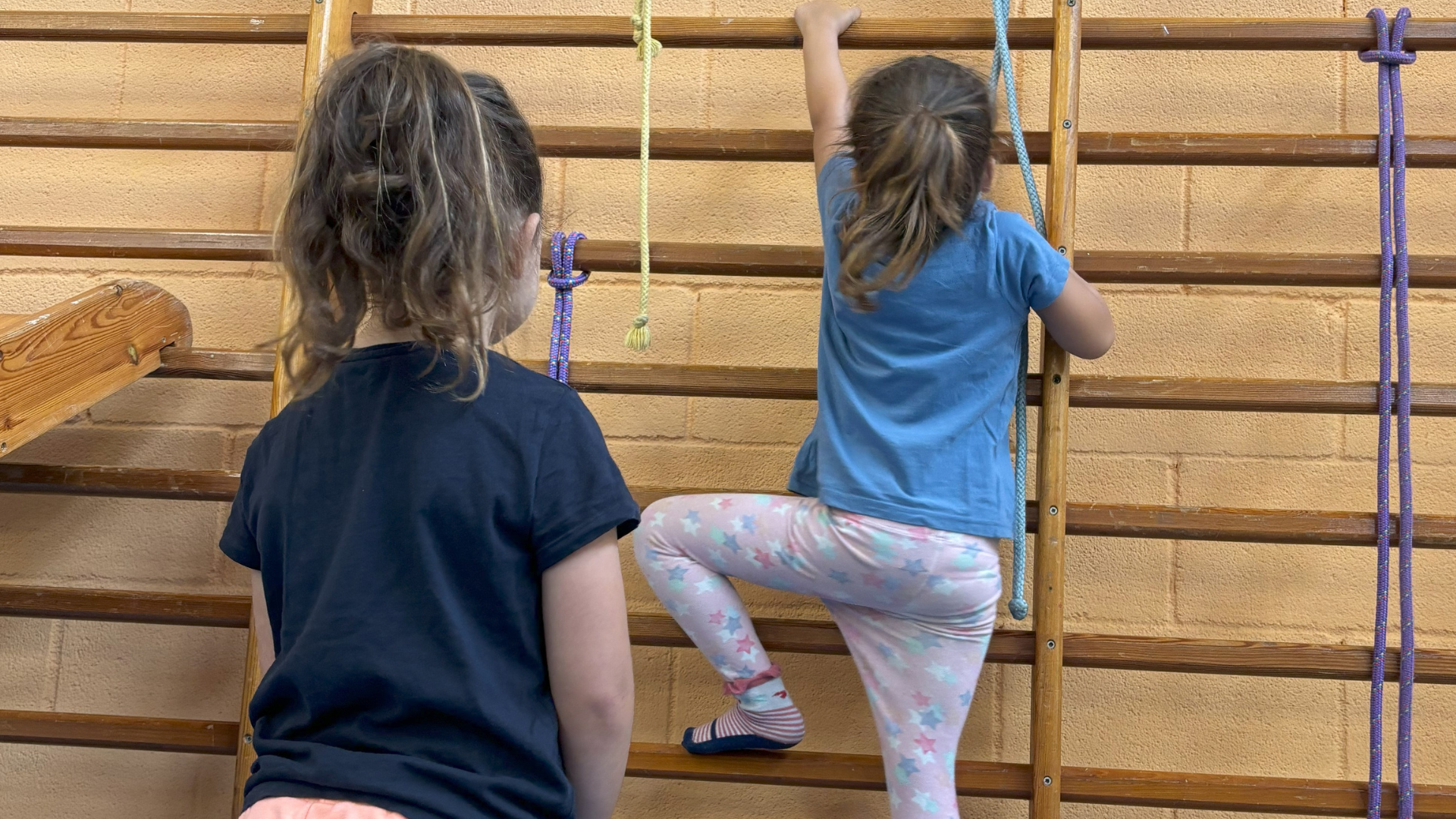 Imatge veiem un grup de nens de l'escoleta jugant